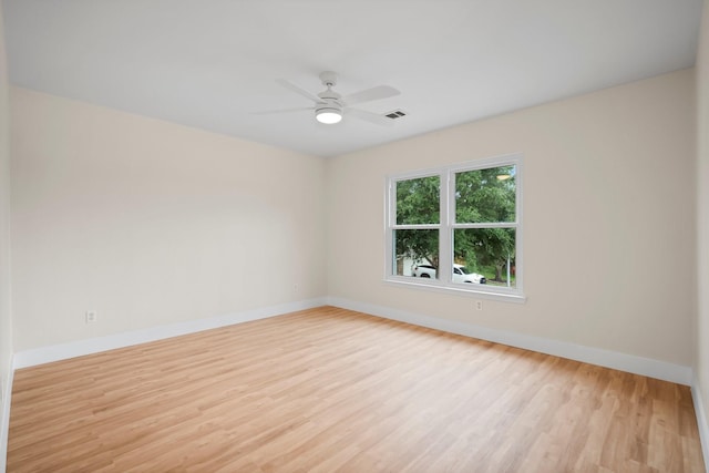 14206 Barker Bayou Ct, Cypress, TX 77429 - empty room with light wood-style flooring, baseboards, and ceiling fan
