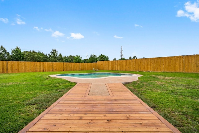 14206 Barker Bayou Ct, Cypress, TX 77429 - view of swimming pool featuring a deck