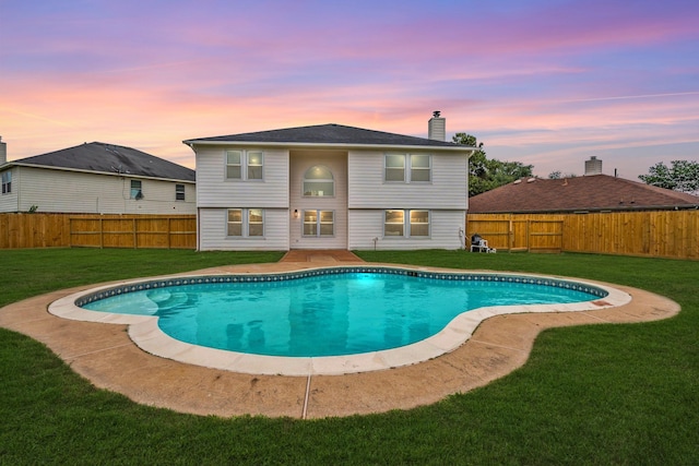14206 Barker Bayou Ct, Cypress, TX 77429 - view of pool at dusk