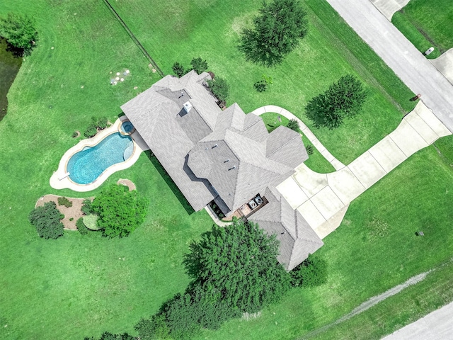 4703 Shadow Grass Dr, Katy, TX 77493 - drone / aerial view of a pool area