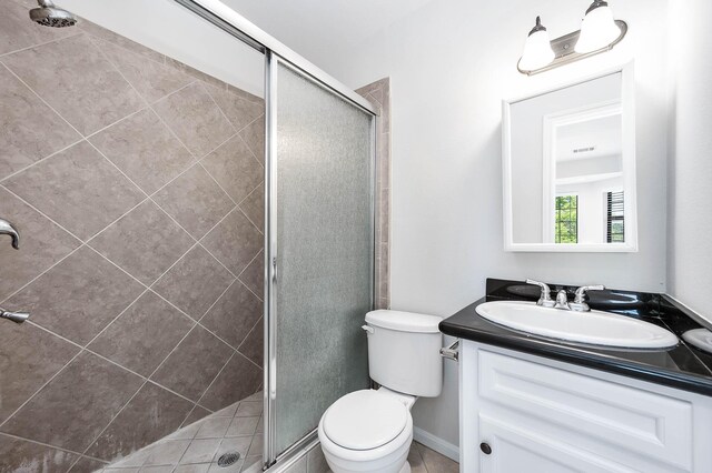 4703 Shadow Grass Dr, Katy, TX 77493 - full bath with a shower stall, vanity, and toilet