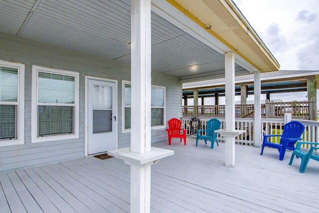 view of deck