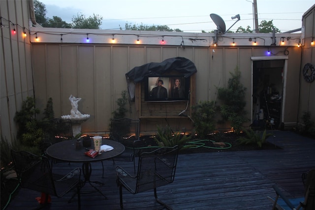 6106 W Airport Blvd Unit 18, Houston, TX 77035 - view of patio / terrace featuring a deck