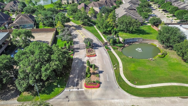 1267 Sopris Dr, Houston, TX 77077 - aerial view of residential area featuring a large body of water