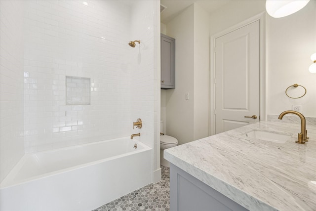 4230 Whitman St, Houston, TX 77027 - full bath with toilet, vanity, and shower / bathtub combination