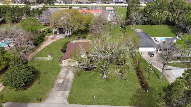 2711 N Saddlebrook Ln, Katy, TX 77494 - bird's eye view featuring a residential view