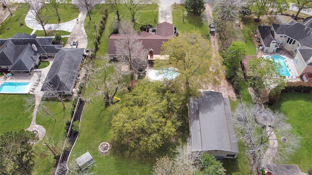 2711 N Saddlebrook Ln, Katy, TX 77494 - drone / aerial view featuring a residential view