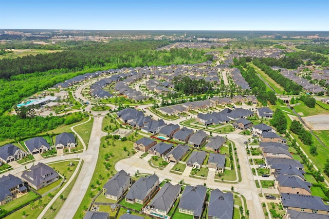 birds eye view of property featuring a residential view