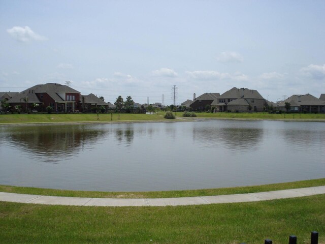 water view featuring a residential view
