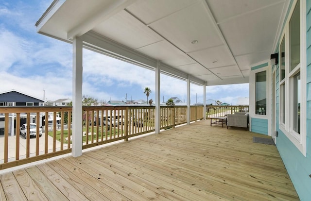 22814 Camino St, Galveston, TX 77554 - view of wooden terrace