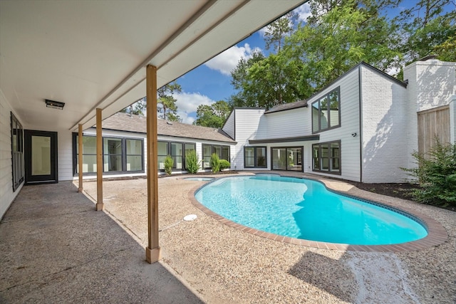 pool featuring a patio