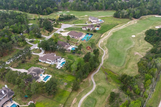 33026 Sawgrass Ct, Magnolia, TX 77354 - aerial view featuring golf course view