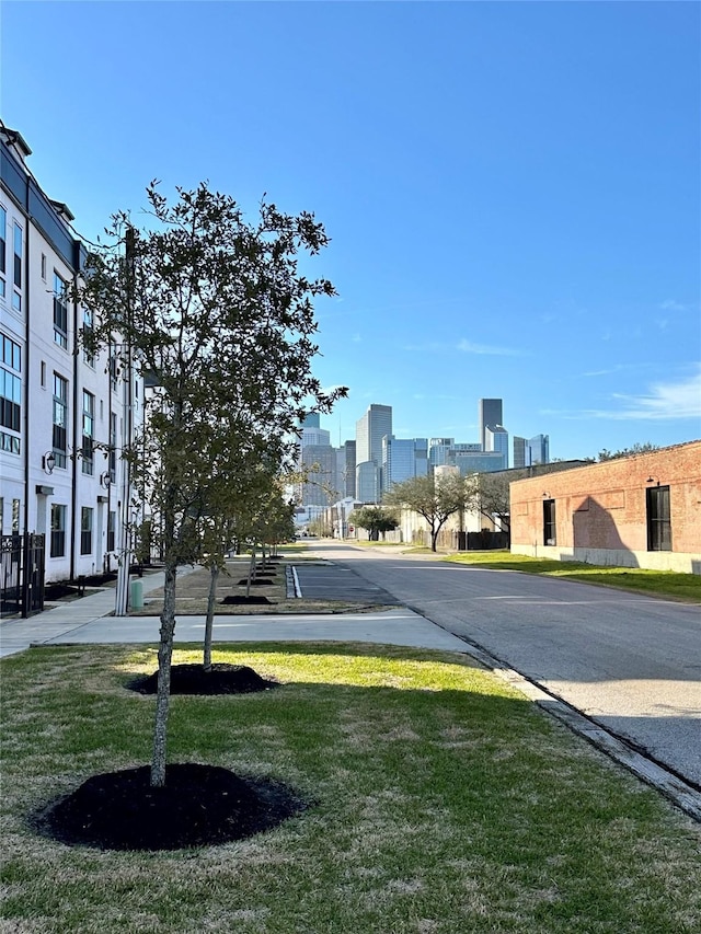 view of asphalt street