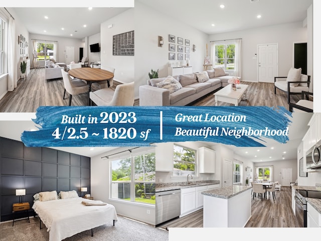 10897 Mockingbird Pl, Conroe, TX 77385 - view of a document with a collage of images