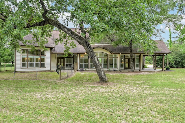 12061 Oak Forest Ln, Conroe, TX 77385 - back of house with roof with shingles