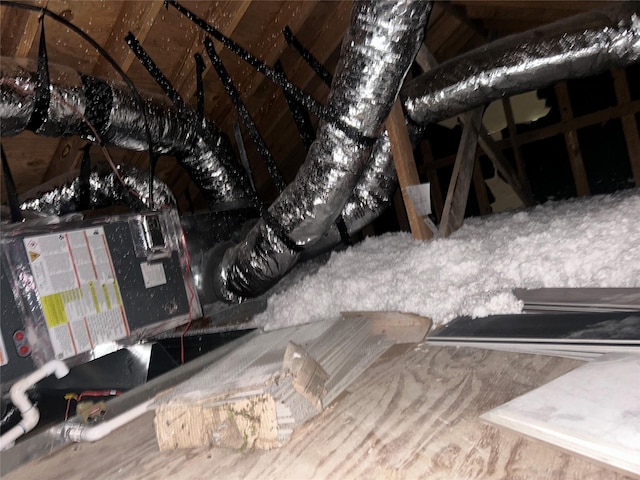 4409 Saint Goar St, Dickinson, TX 77539 - view of unfinished attic