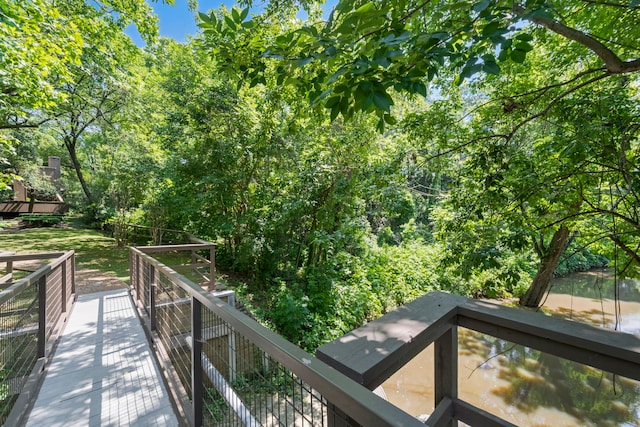 view of deck