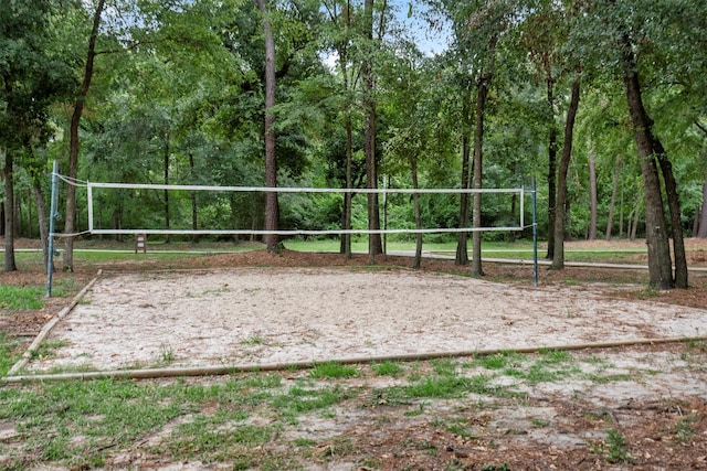 view of community with volleyball court