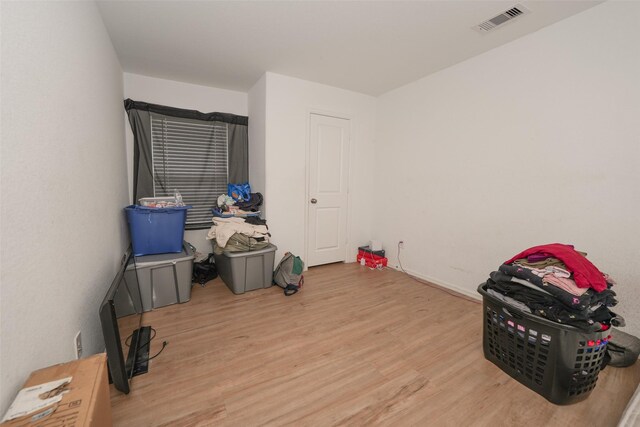 storage room with visible vents