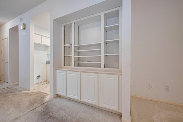 room details featuring baseboards and carpet flooring