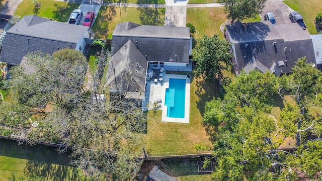 4110 Lou Anne Ln, Houston, TX 77092 - bird's eye view of a pool