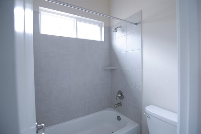 bathroom with  shower combination and toilet