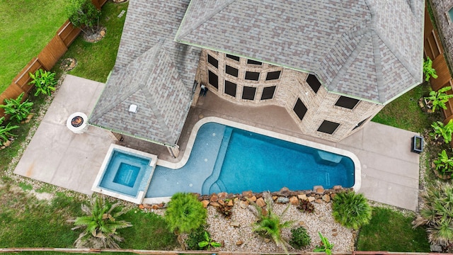 25211 Birchwood Springs Ave, Porter, TX 77365 - aerial view