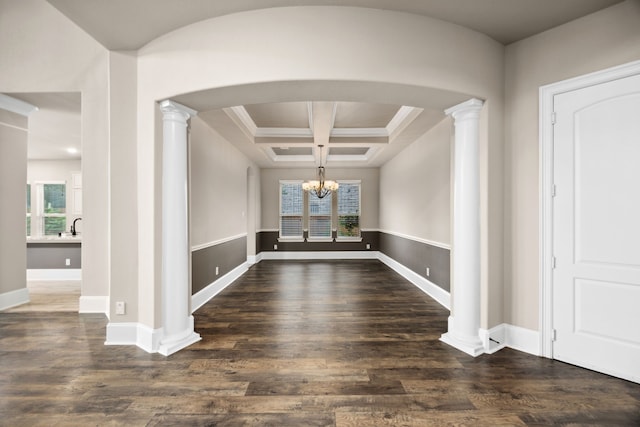 25211 Birchwood Springs Ave, Porter, TX 77365 - entrance foyer with baseboards, wood finished floors, and a healthy amount of sunlight