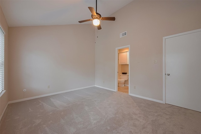 unfurnished bedroom featuring carpet floors, baseboards, visible vents, and multiple windows