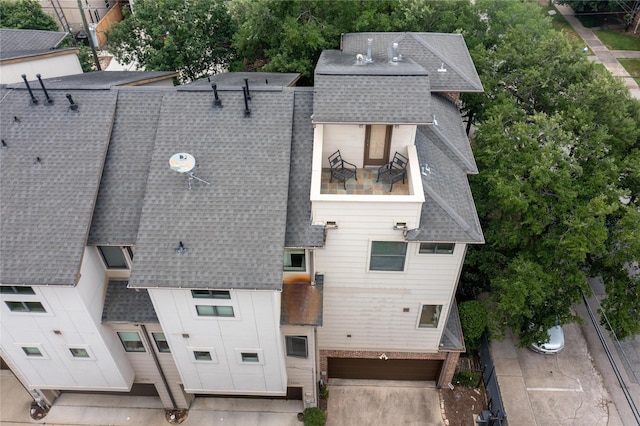 aerial view