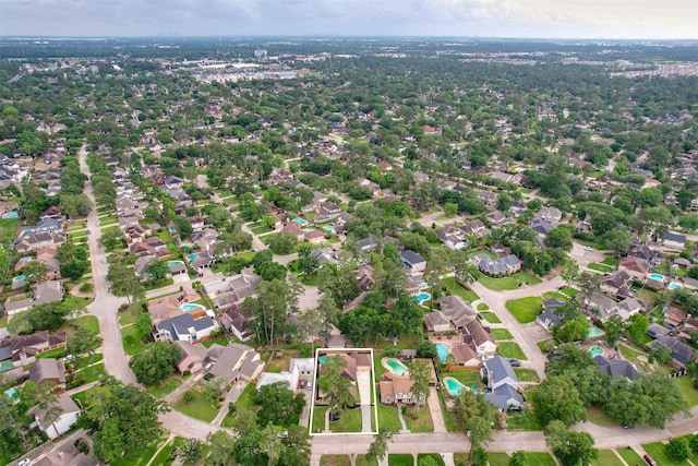 birds eye view of property featuring a residential view