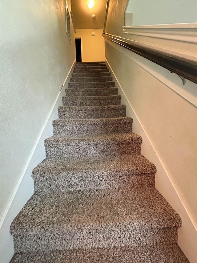 view of staircase
