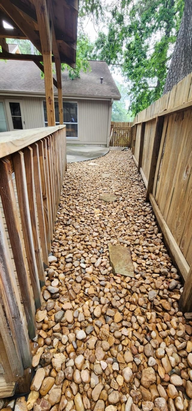 532 S Rivershire Dr, Conroe, TX 77304 - deck featuring a patio area