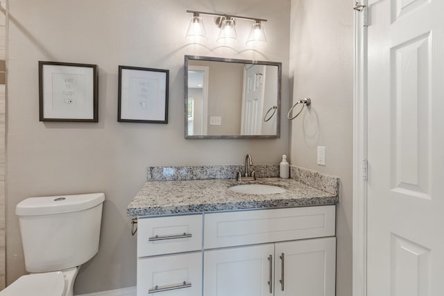 1015 Gardendale Dr, Houston, TX 77018 - bathroom with vanity and toilet
