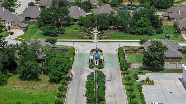 drone / aerial view featuring a residential view