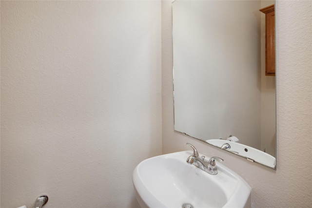 bathroom with a sink