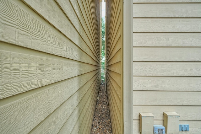 view of exterior details