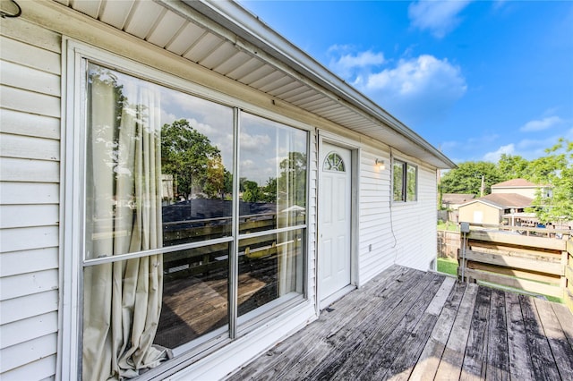 view of deck