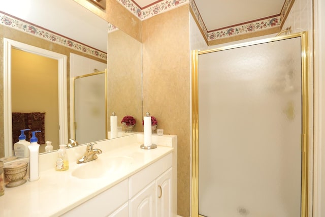12219 Renaissance Ln, Houston, TX 77071 - full bath featuring vanity and a stall shower