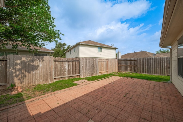view of patio / terrace with a fenced backyard