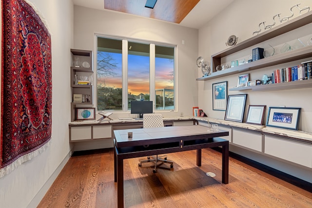15618 Oyster Cove Dr, Sugar Land, TX 77478 - office with wood finished floors