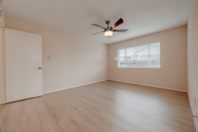 3022 Sam Houston Dr, Sugar Land, TX 77479 - empty room featuring ceiling fan and light wood-type flooring