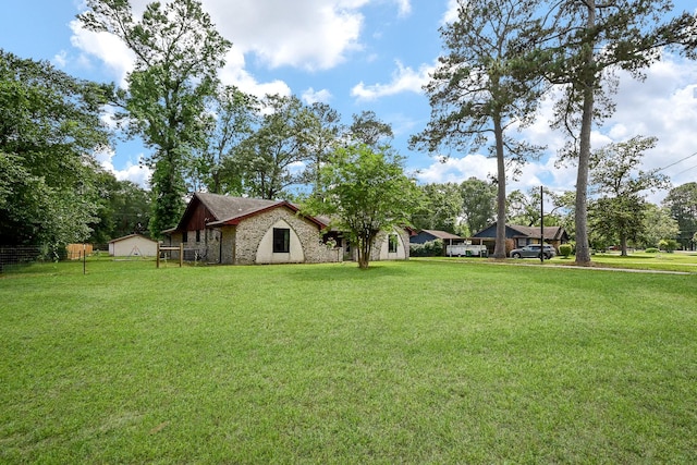 view of yard