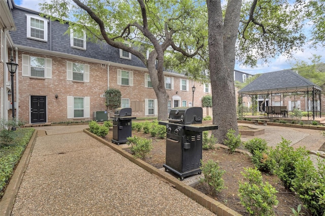 view of property's community featuring a gazebo