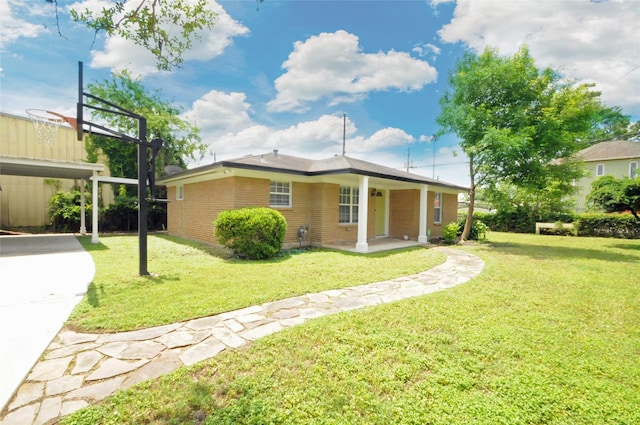 1246 W 21st St, Houston, TX 77008 - view of side of property with a yard and brick siding