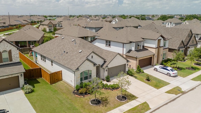 drone / aerial view featuring a residential view