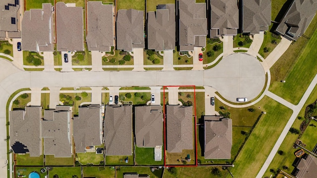 birds eye view of property featuring a residential view