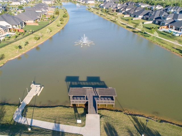 3040 Cirrus Heights Ct, Katy, TX 77493 - view of property location featuring a large body of water and nearby suburban area