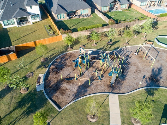 3040 Cirrus Heights Ct, Katy, TX 77493 - aerial perspective of suburban area with a park