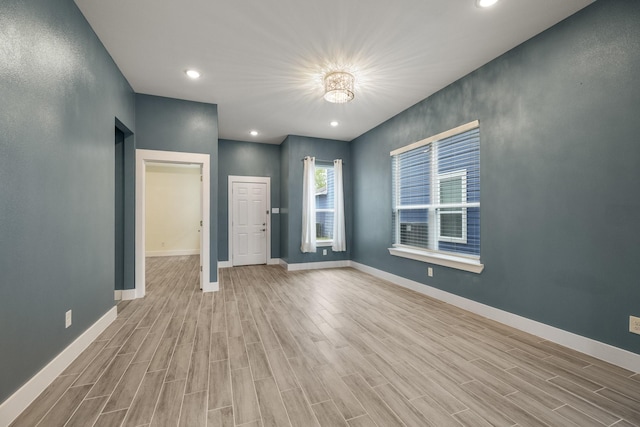4610 Cashel Glen Dr, Houston, TX 77069 - interior space featuring recessed lighting, baseboards, a notable chandelier, and wood finished floors